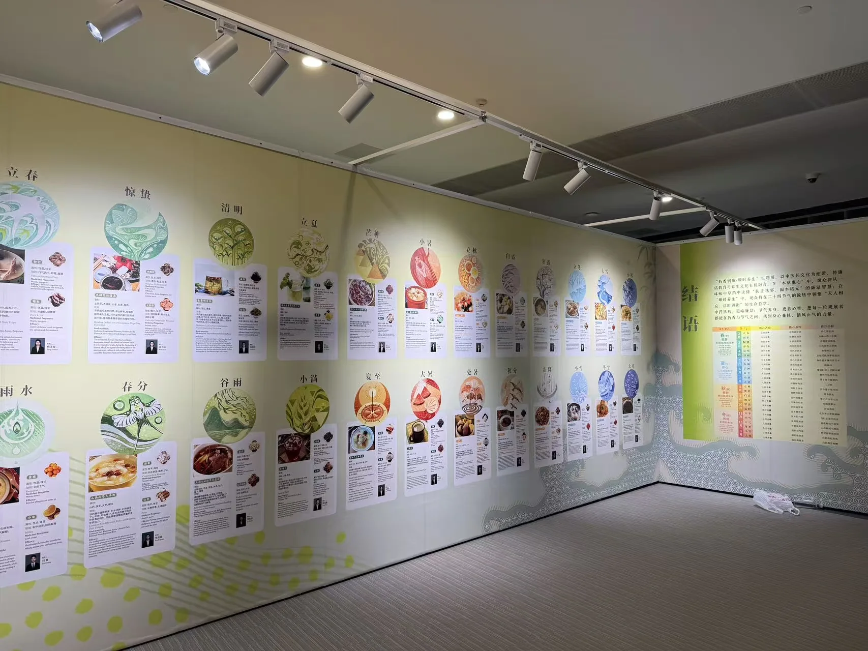 中药廉洁文化与二十四节气主题展现场图片 2